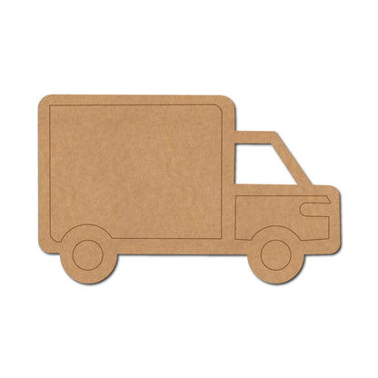 Delivery Truck Pre Marked MDF Design 1