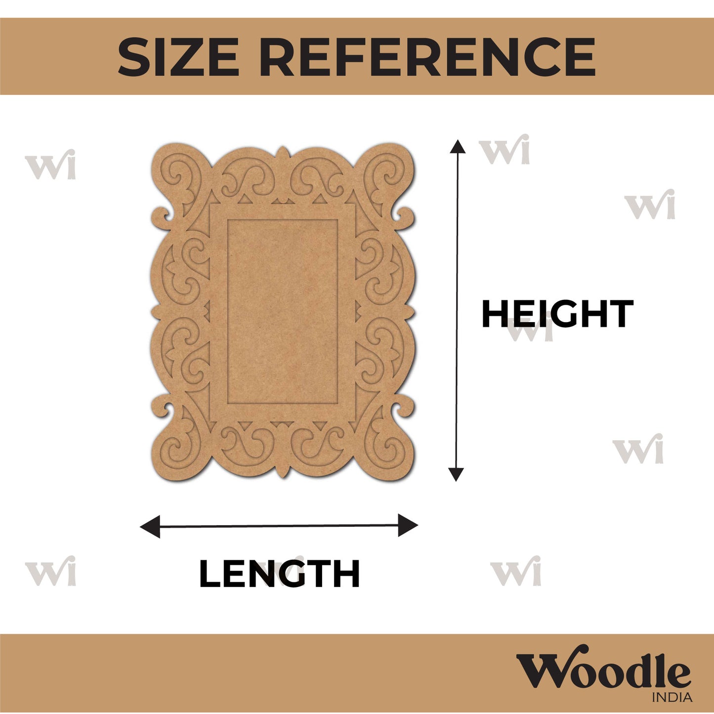 Designer Frame MDF Design 50