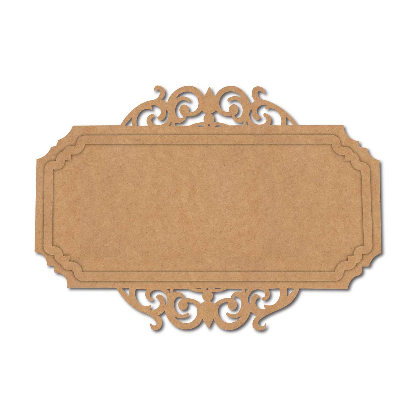 Designer Nameplate Base MDF Design 1