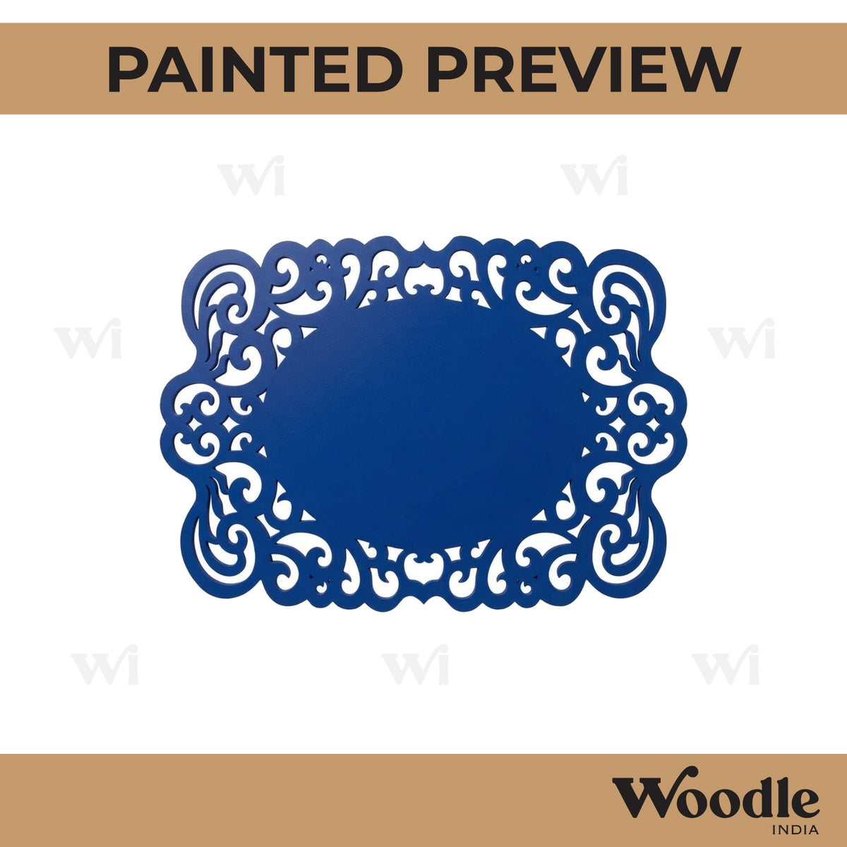 Designer Nameplate Cutout MDF Design 11