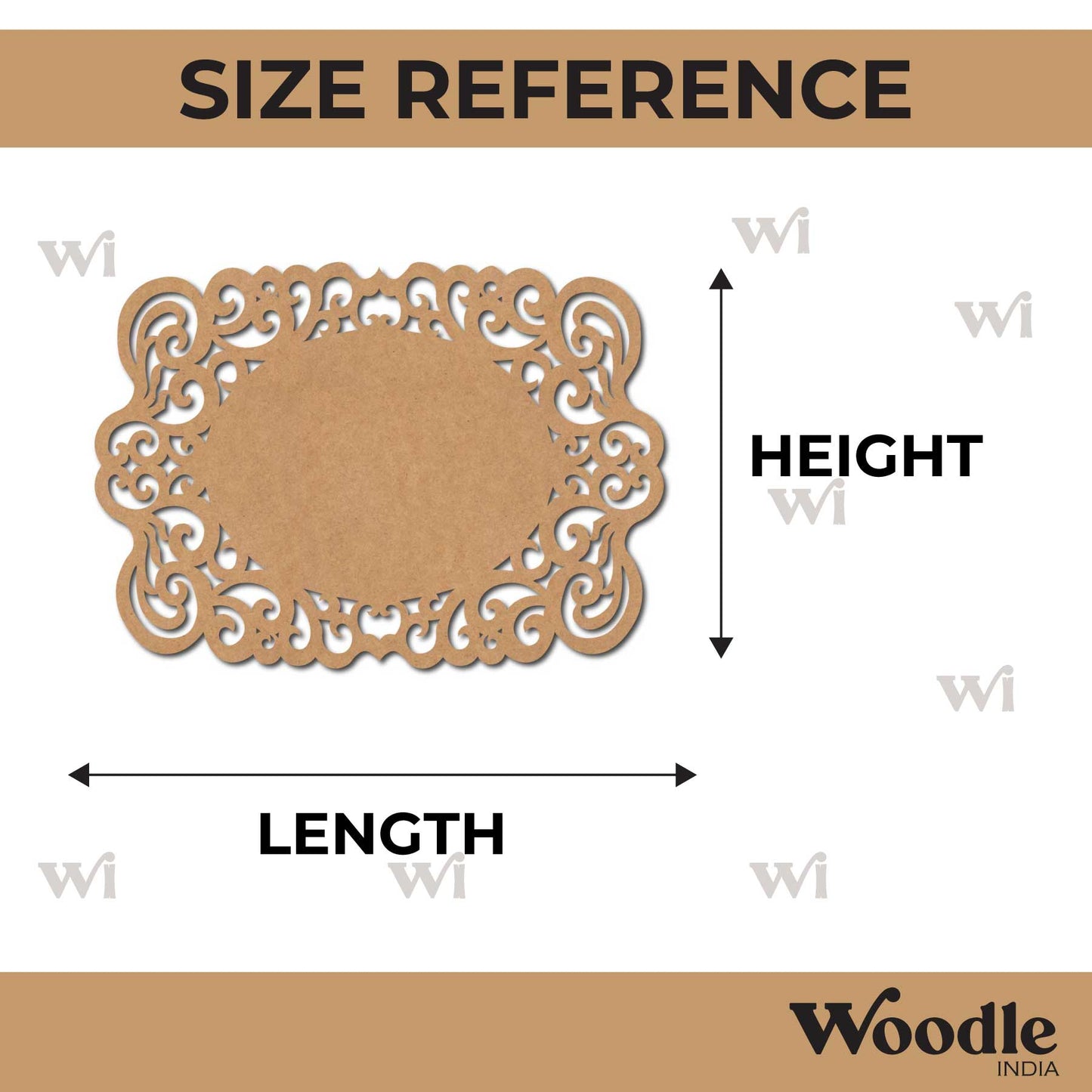 Designer Nameplate Cutout MDF Design 11