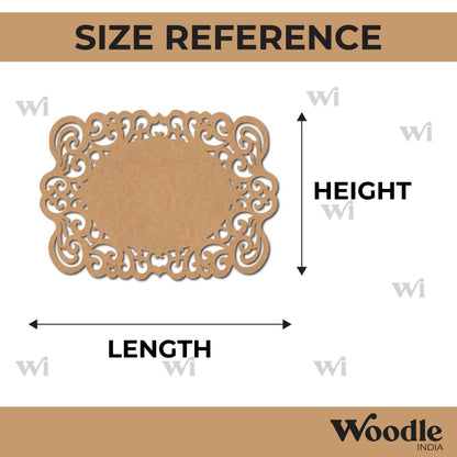 Designer Nameplate Cutout MDF Design 11