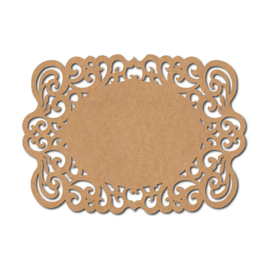 Designer Nameplate Cutout MDF Design 11