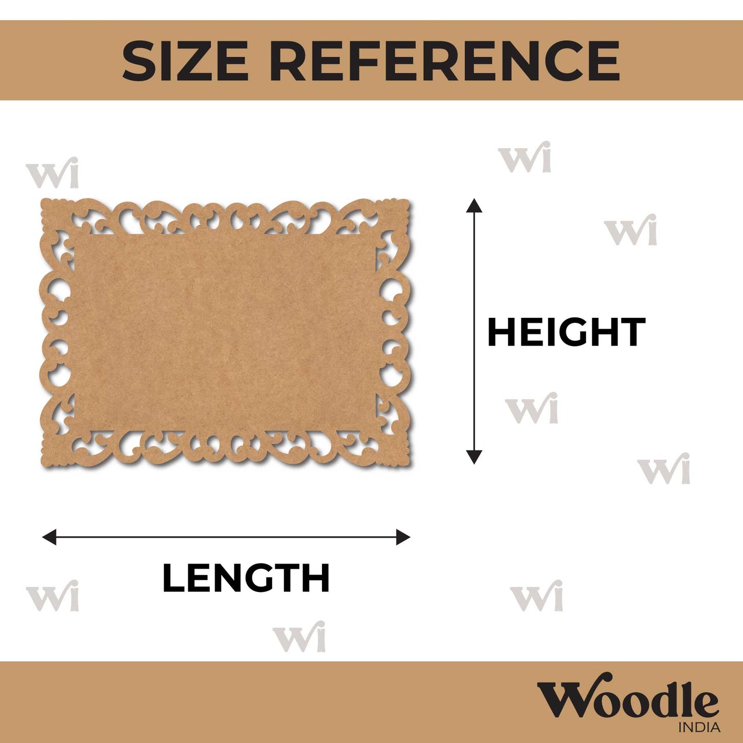 Designer Nameplate Cutout MDF Design 13