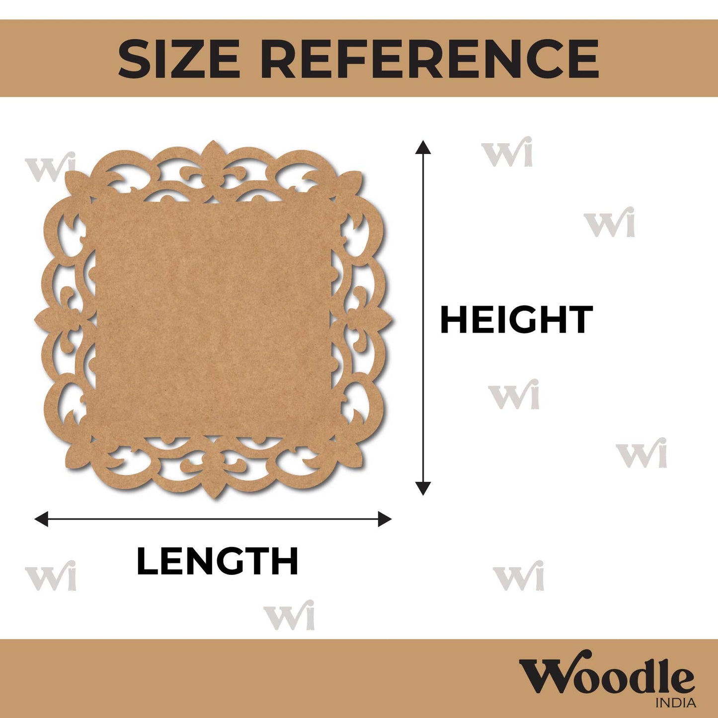 Designer Nameplate Cutout MDF Design 14