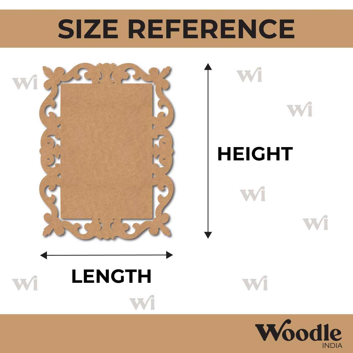 Designer Nameplate Cutout MDF Design 15