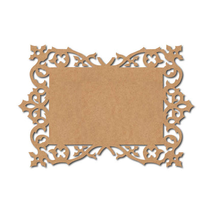Designer Nameplate Cutout MDF Design 16