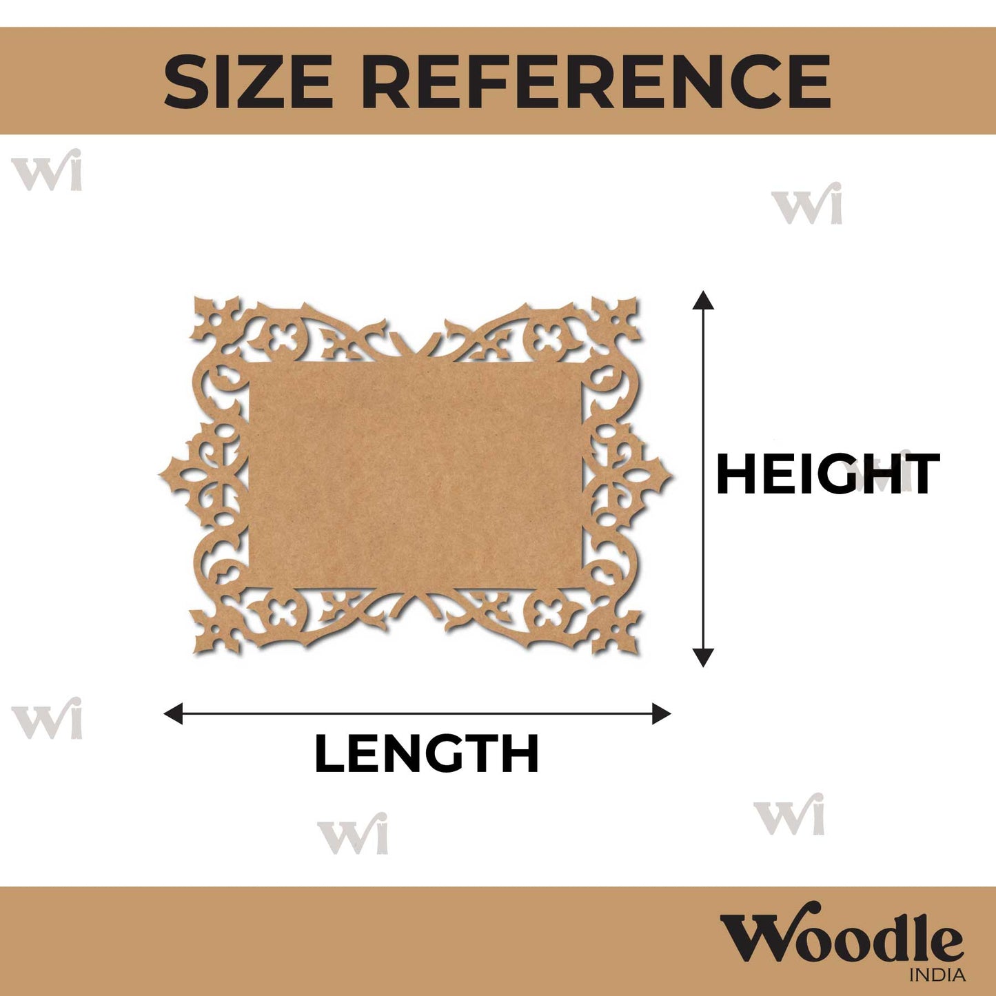 Designer Nameplate Cutout MDF Design 16