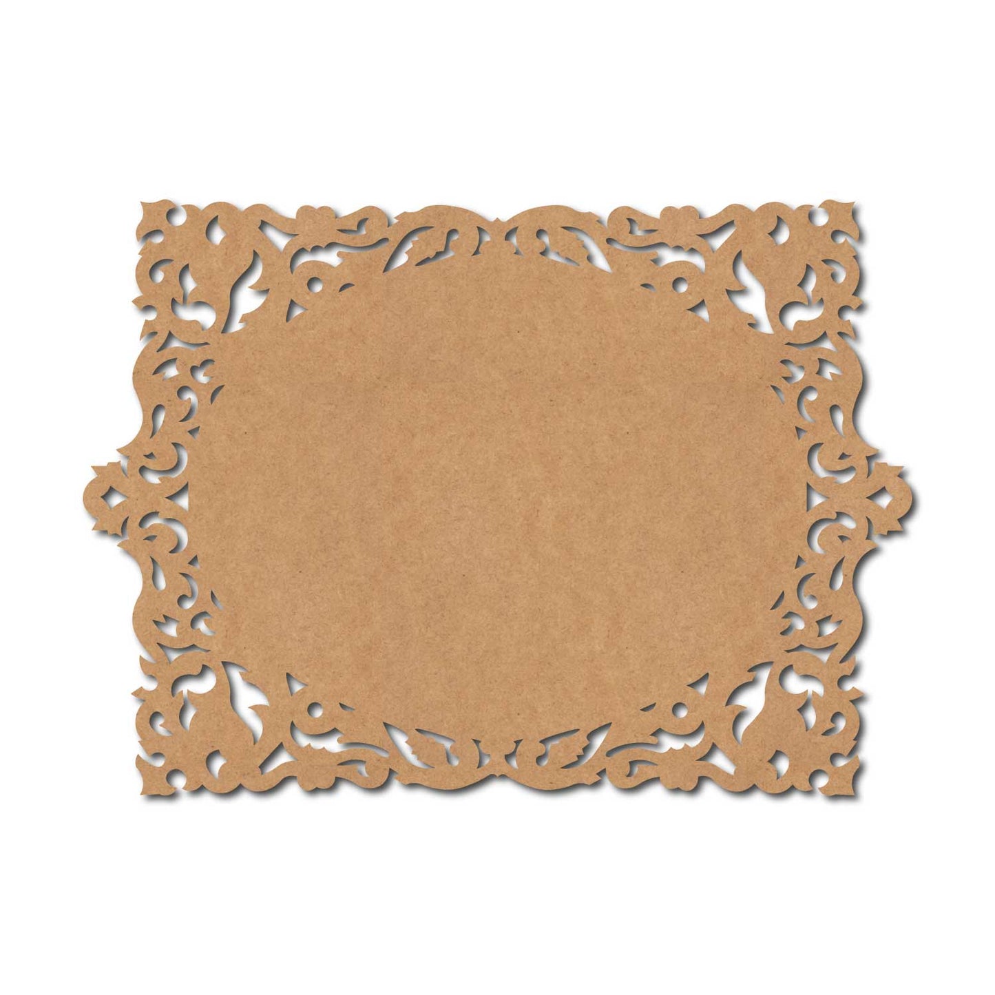 Designer Nameplate Cutout MDF Design 17