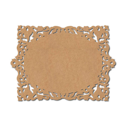 Designer Nameplate Cutout MDF Design 17