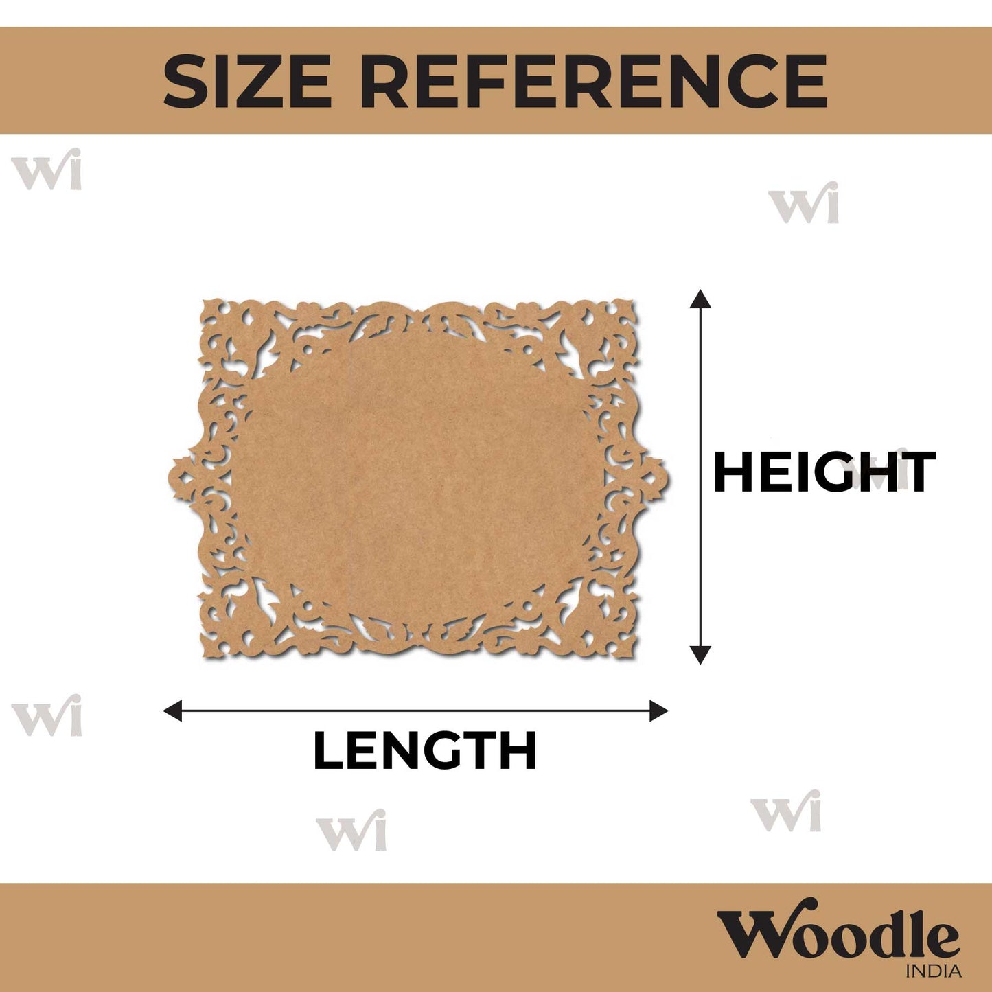 Designer Nameplate Cutout MDF Design 17
