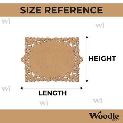 Designer Nameplate Cutout MDF Design 17