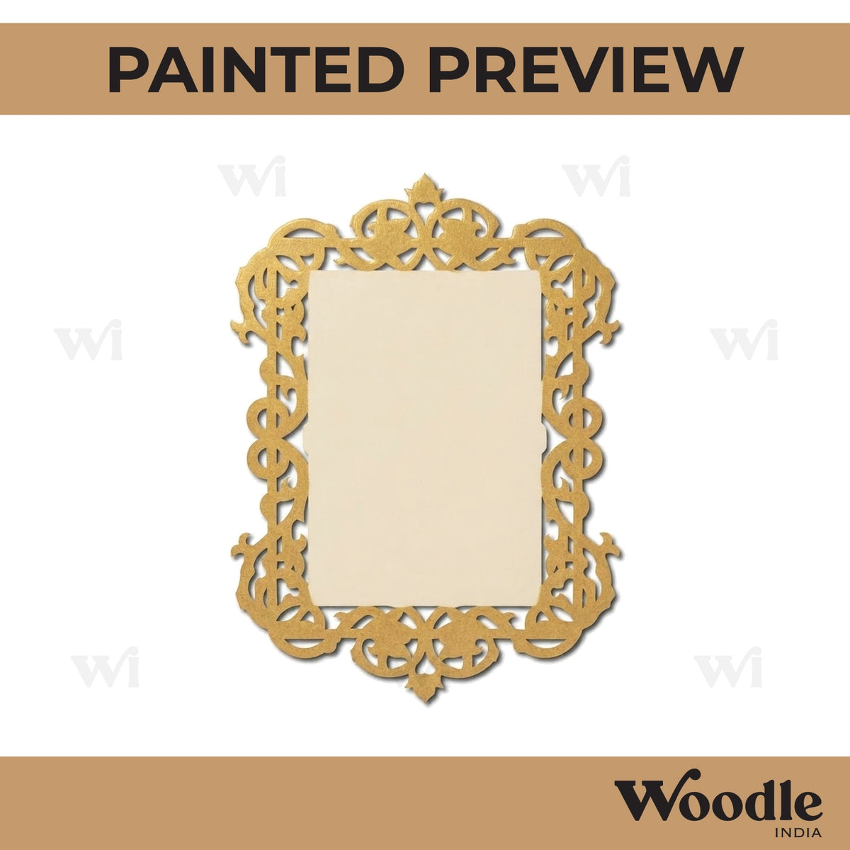 Designer Nameplate Cutout MDF Design 18