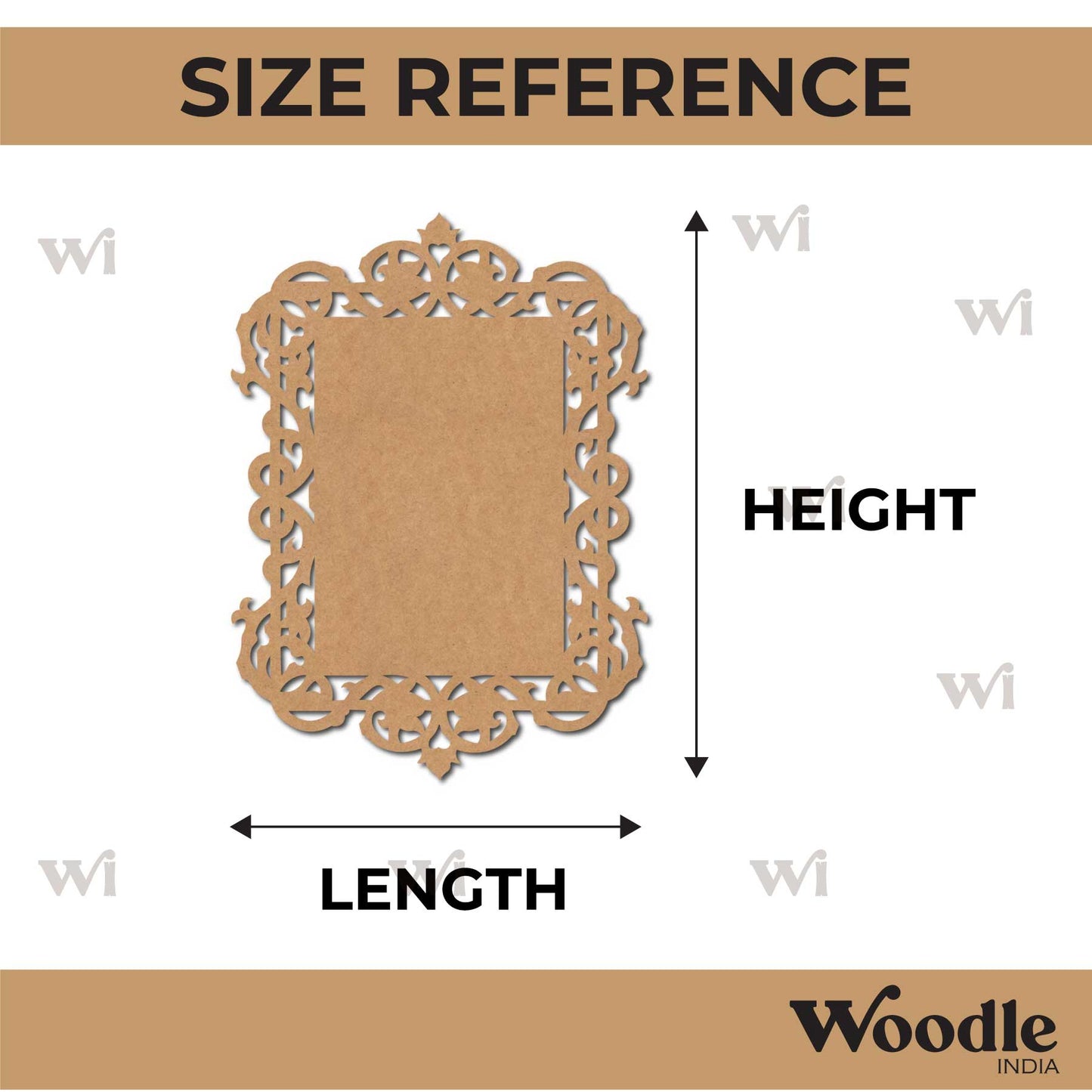 Designer Nameplate Cutout MDF Design 18