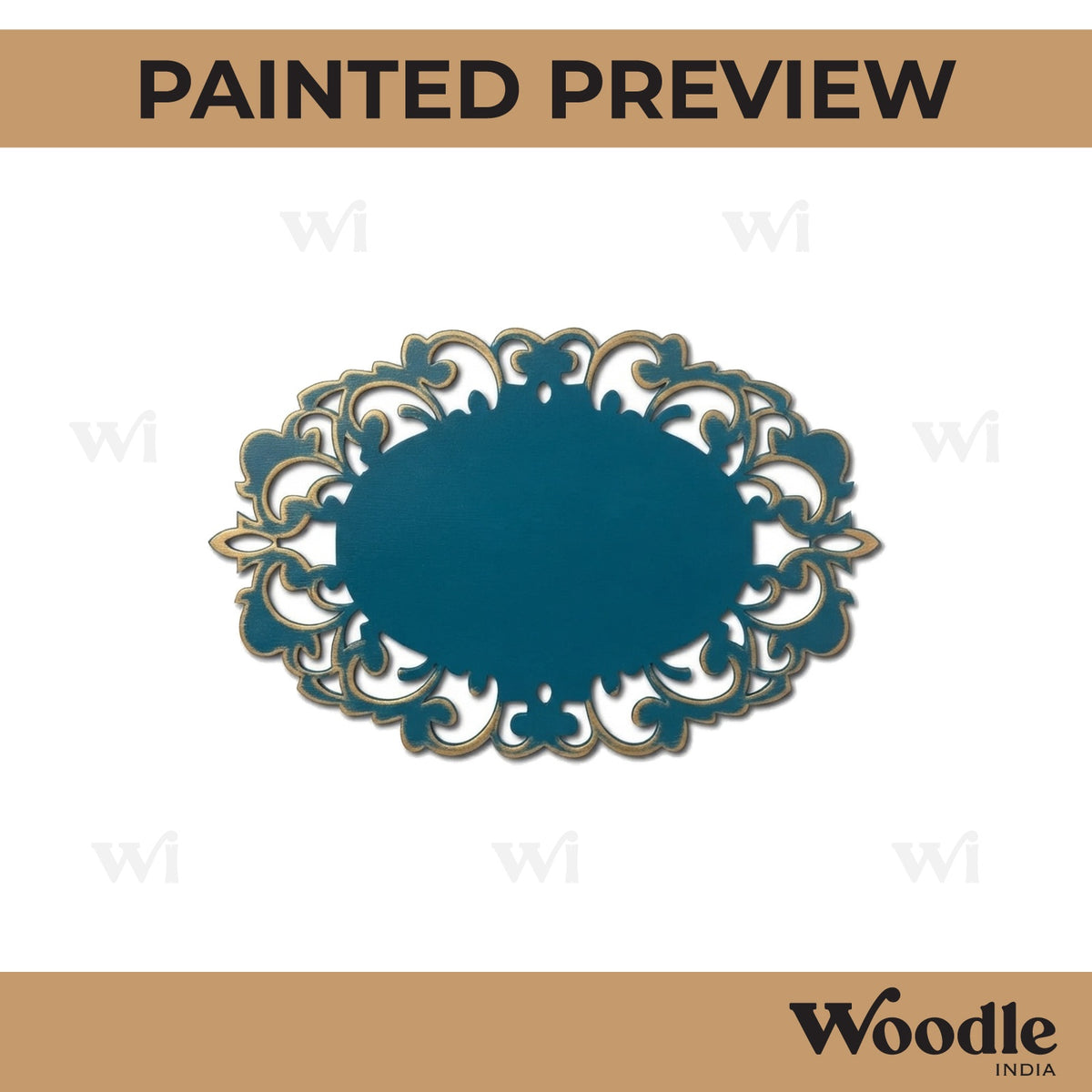 Designer Nameplate Cutout MDF Design 19