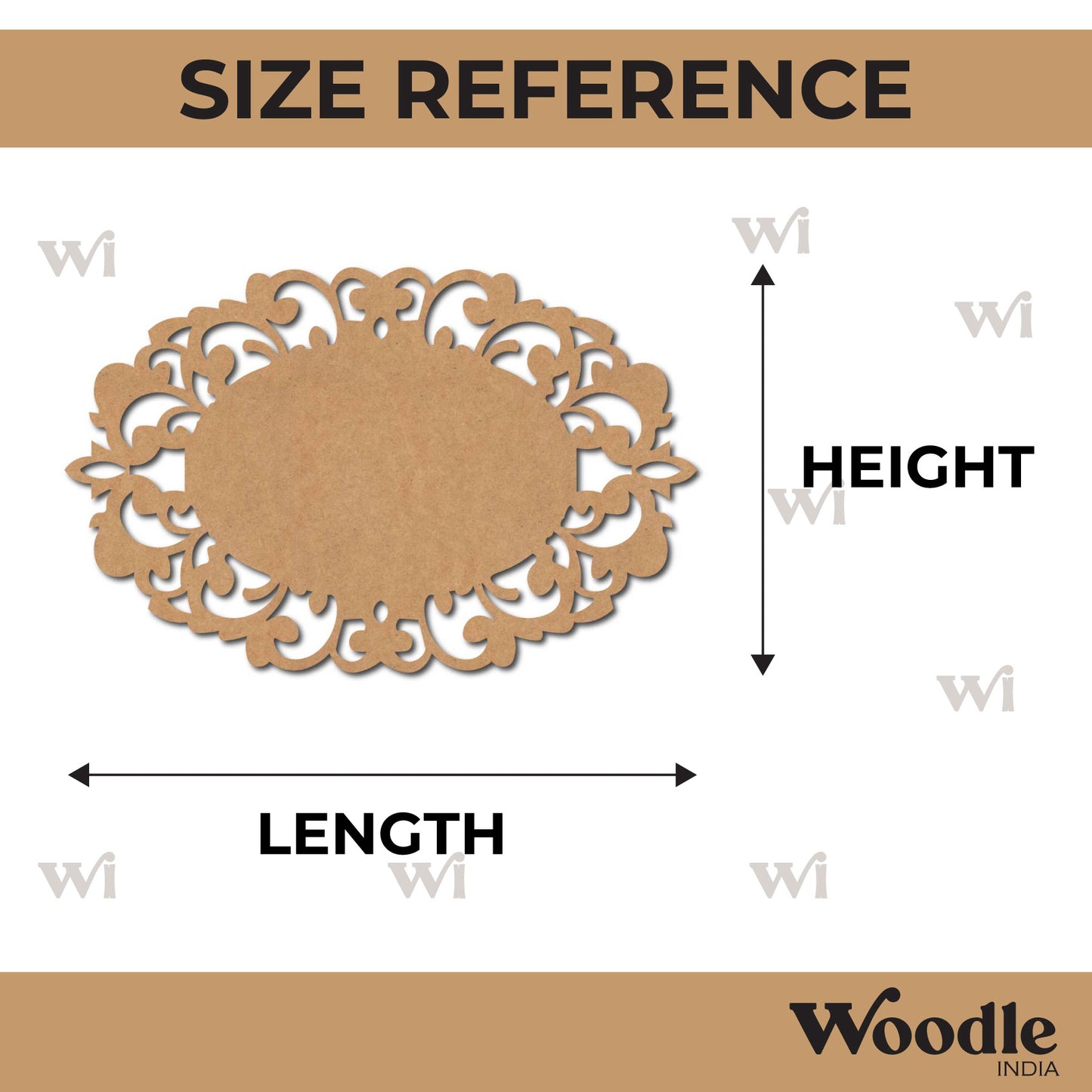 Designer Nameplate Cutout MDF Design 19