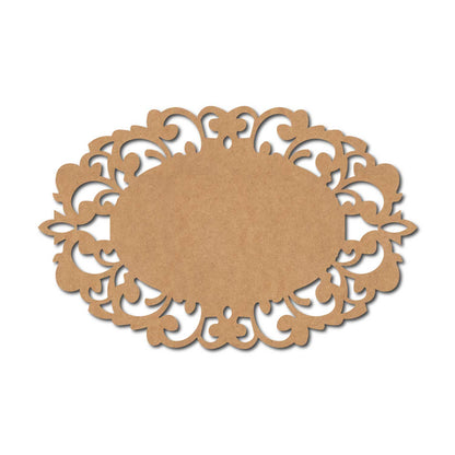 Designer Nameplate Cutout MDF Design 19