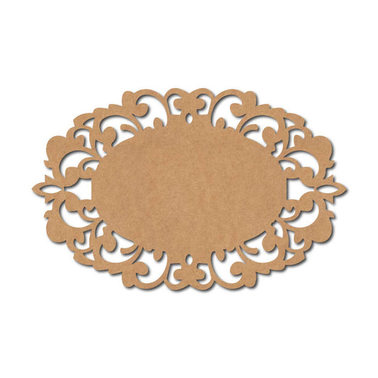 Designer Nameplate Cutout MDF Design 19