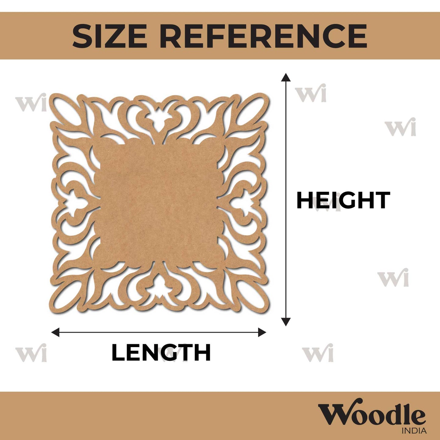 Designer Nameplate Cutout MDF Design 2