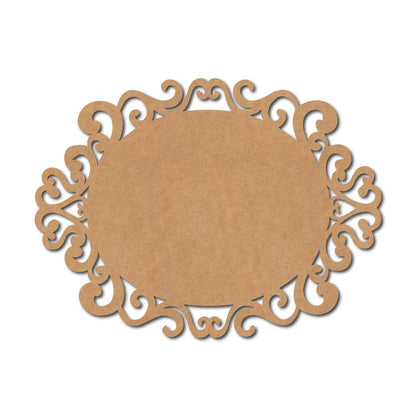 Designer Nameplate Cutout MDF Design 20