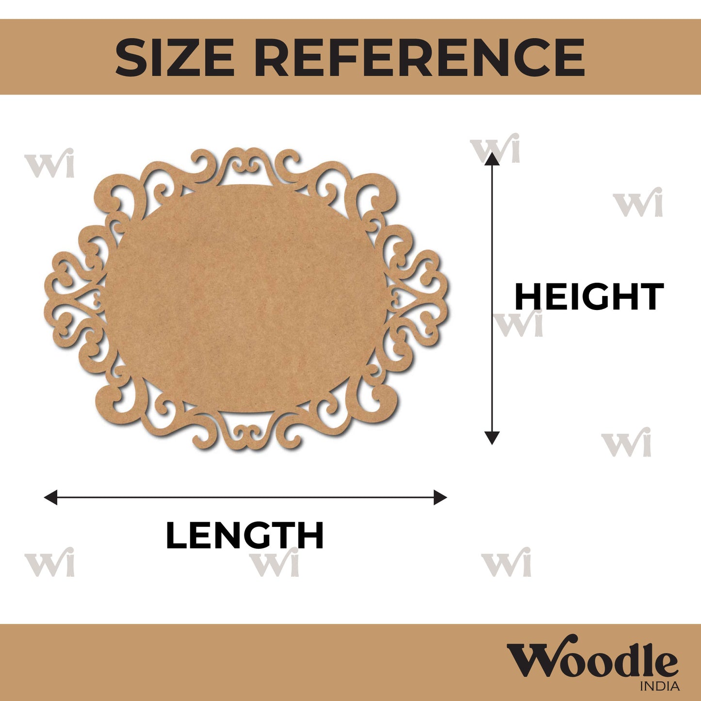 Designer Nameplate Cutout MDF Design 20