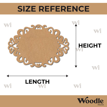 Designer Nameplate Cutout MDF Design 21