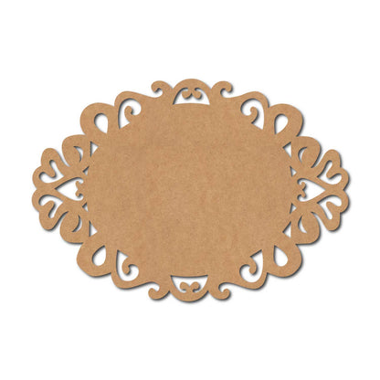Designer Nameplate Cutout MDF Design 21