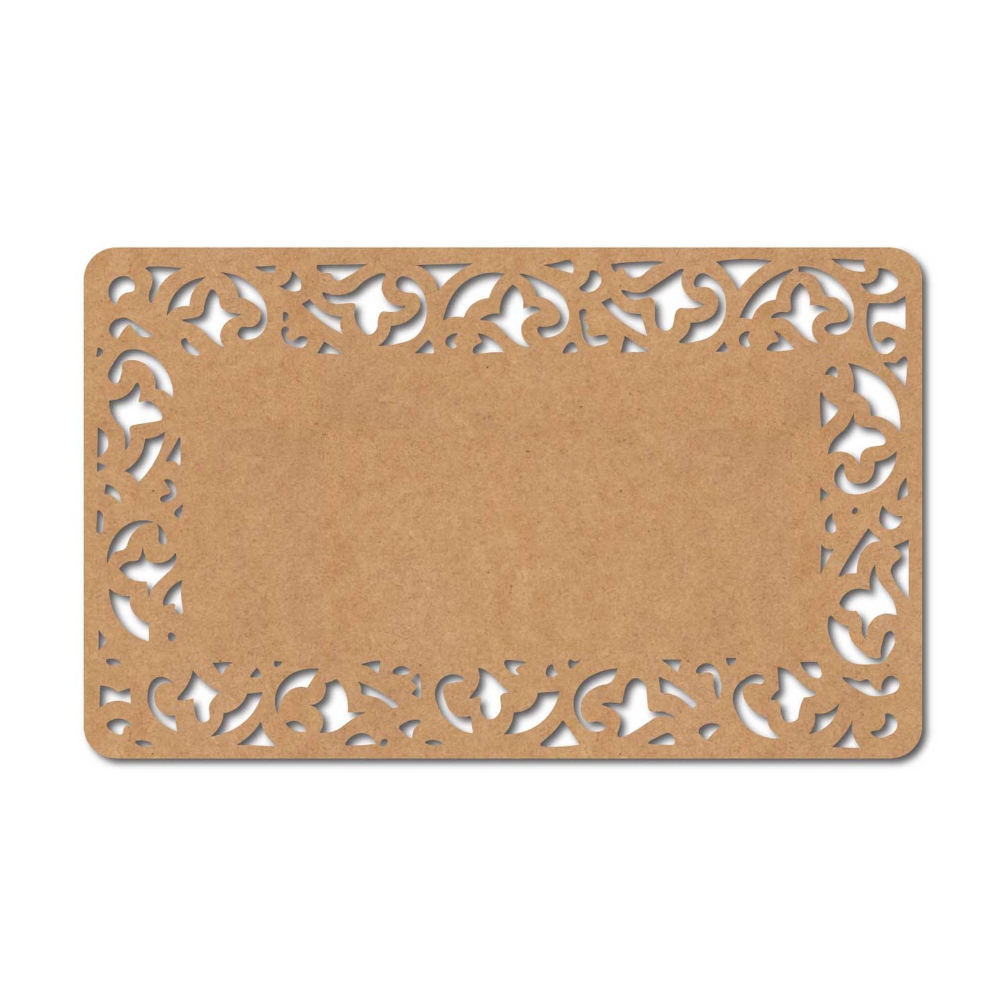 Designer Nameplate Cutout MDF Design 22