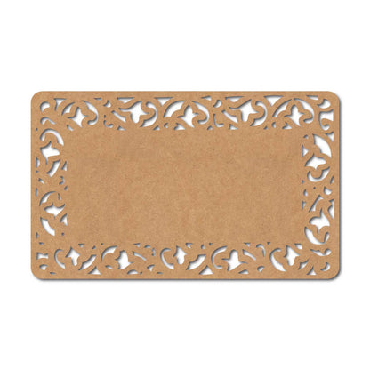 Designer Nameplate Cutout MDF Design 22