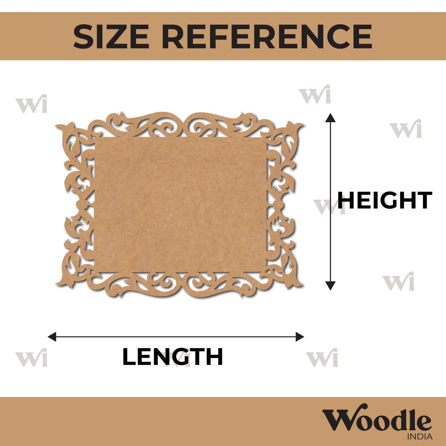 Designer Nameplate Cutout MDF Design 23