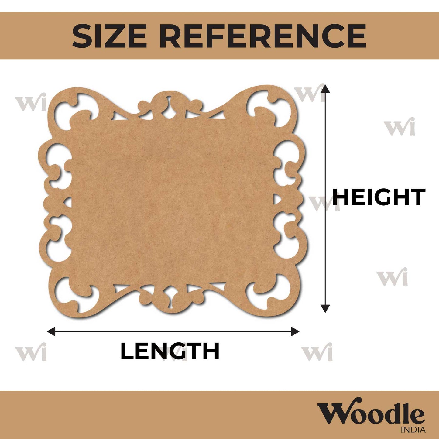 Designer Nameplate Cutout MDF Design 24