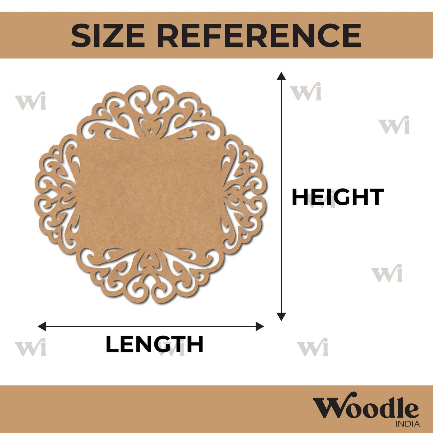Designer Nameplate Cutout MDF Design 26