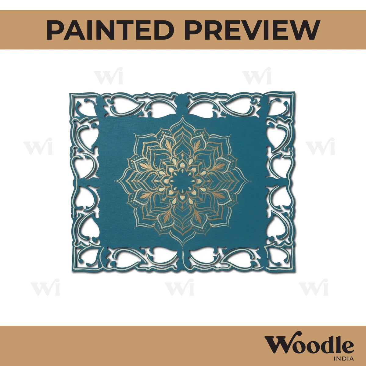 Designer Nameplate Cutout MDF Design 28