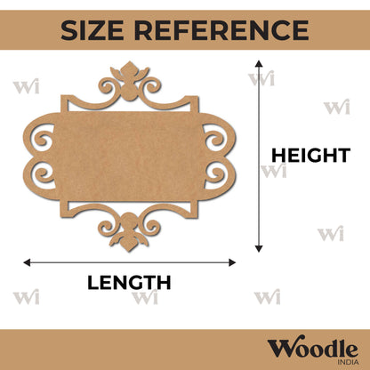 Designer Nameplate Cutout MDF Design 30