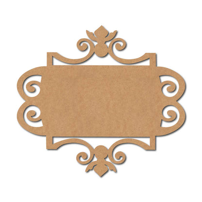 Designer Nameplate Cutout MDF Design 30