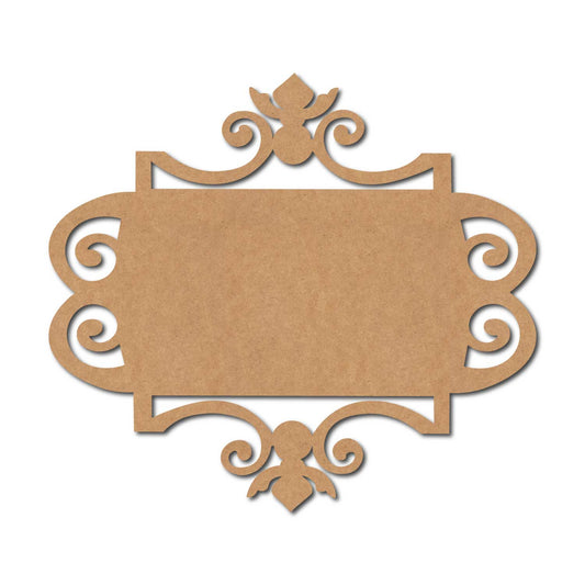 Designer Nameplate Cutout MDF Design 30