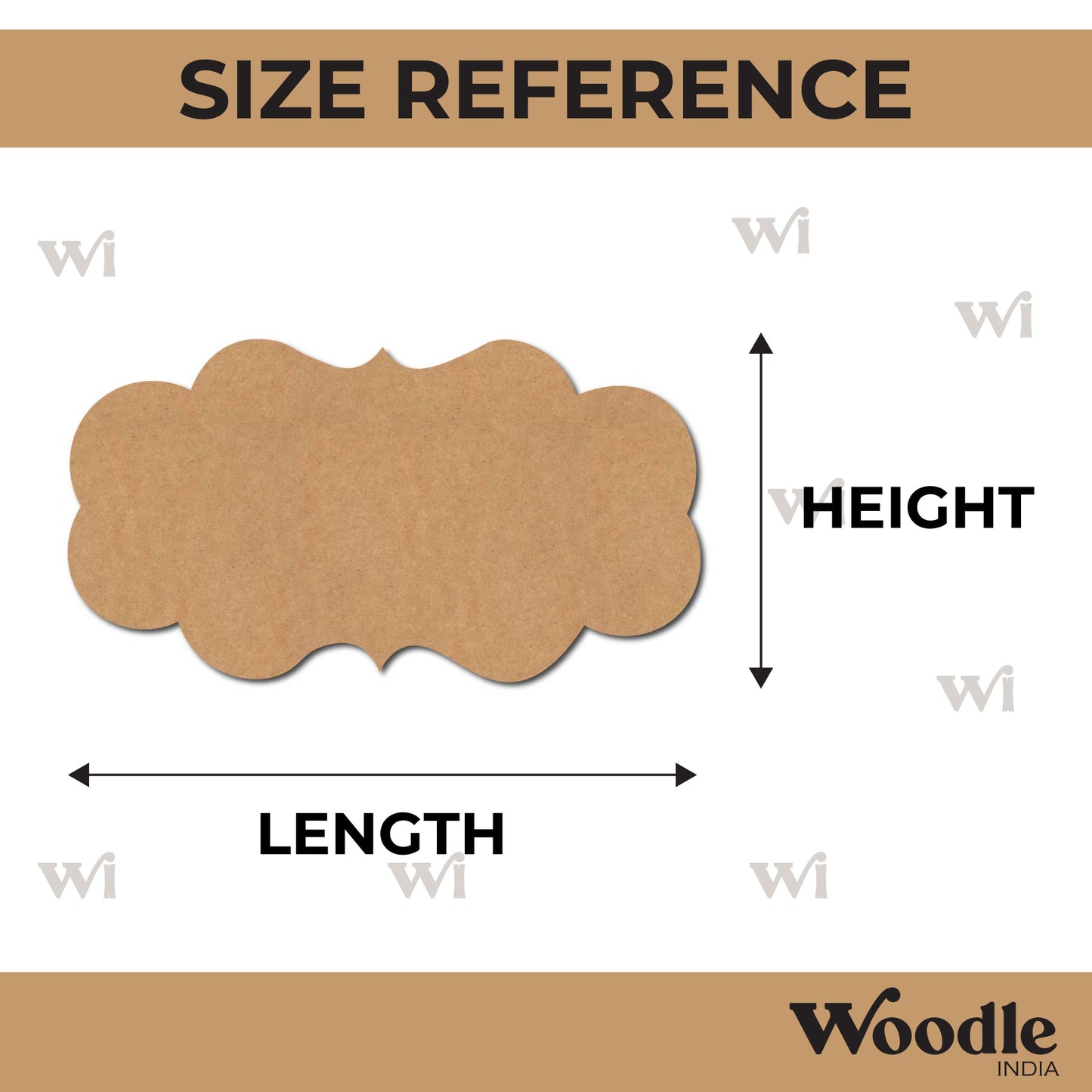 Designer Nameplate Cutout MDF Design 31