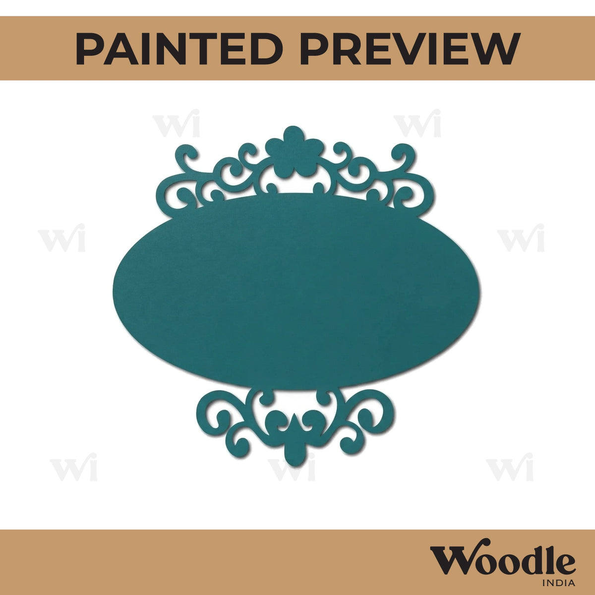 Designer Nameplate Cutout MDF Design 32