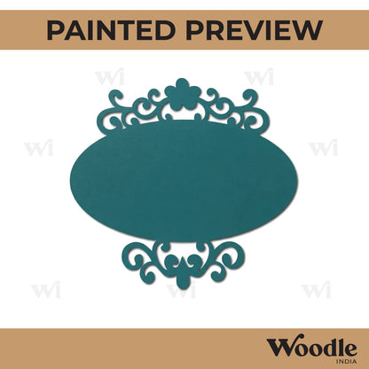Designer Nameplate Cutout MDF Design 32