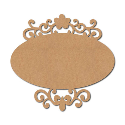 Designer Nameplate Cutout MDF Design 32