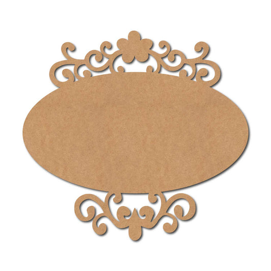 Designer Nameplate Cutout MDF Design 32