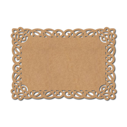 Designer Nameplate Cutout MDF Design 34