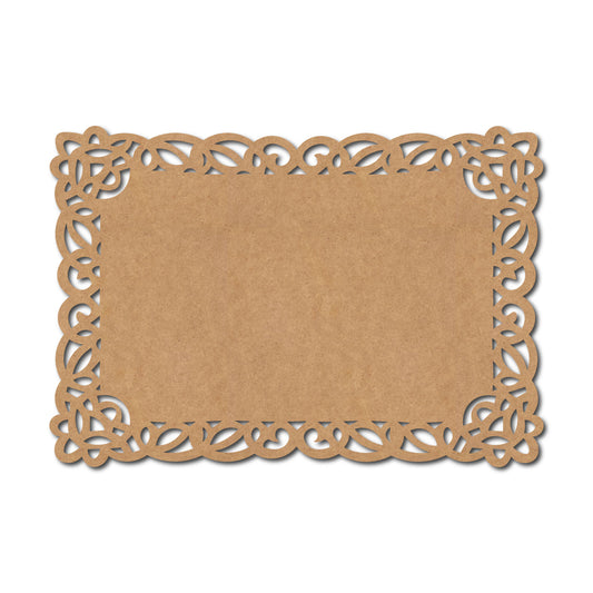 Designer Nameplate Cutout MDF Design 34