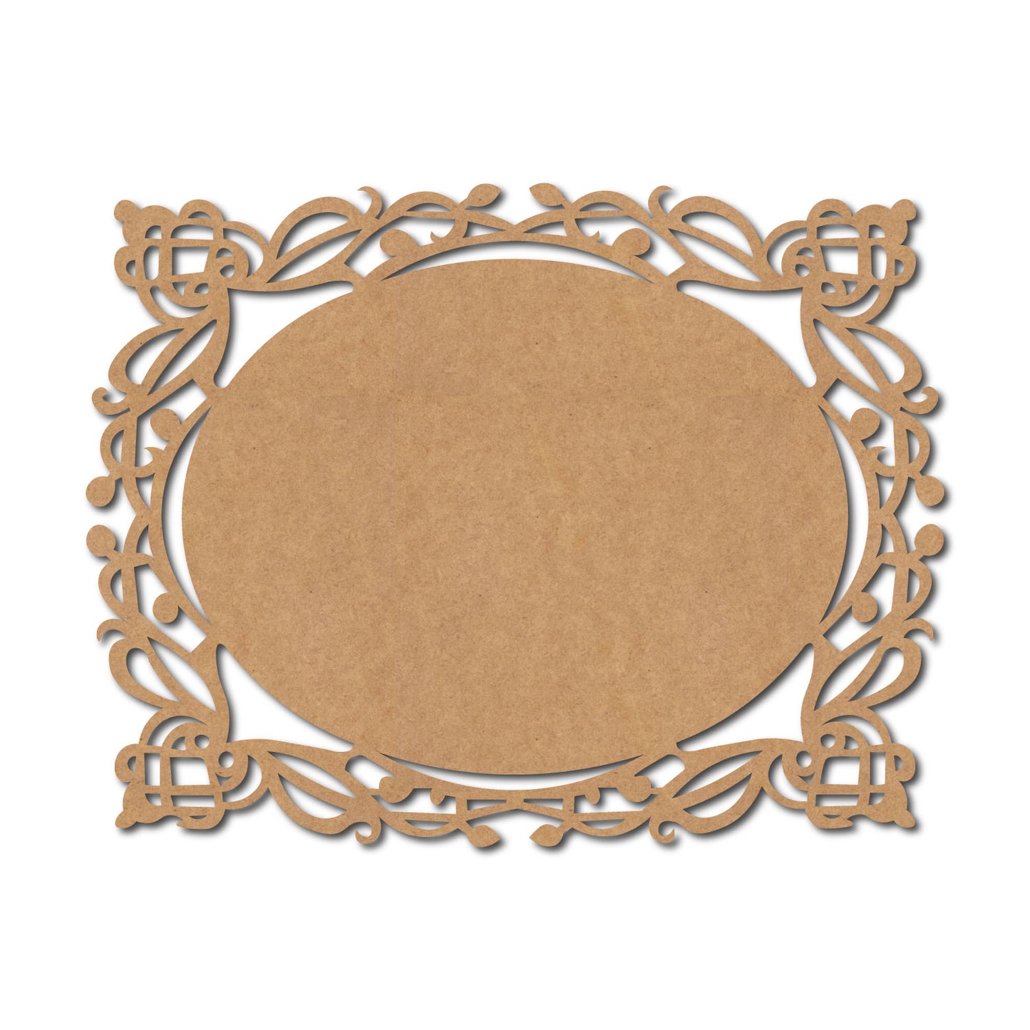 Designer Nameplate Cutout MDF Design 35