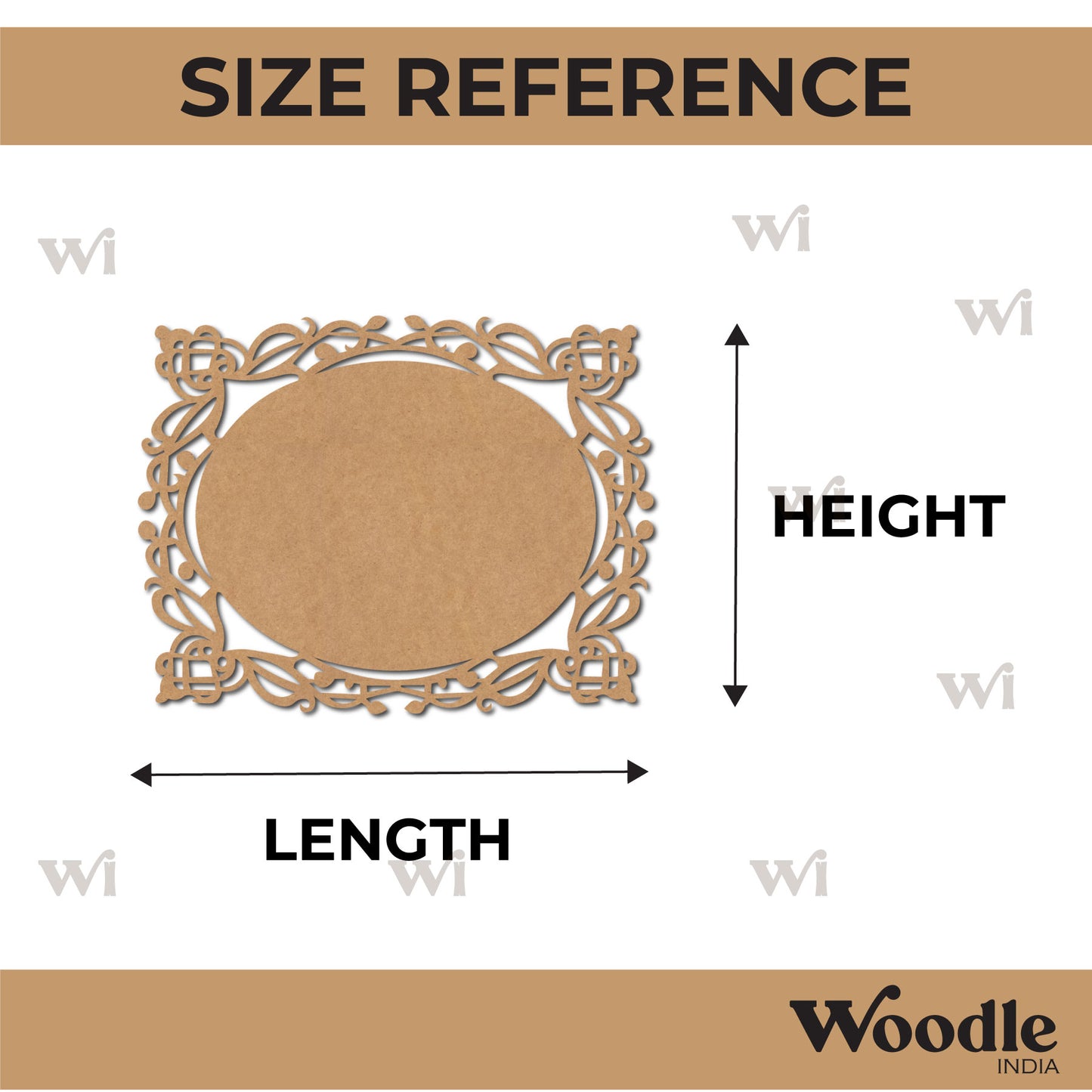 Designer Nameplate Cutout MDF Design 35