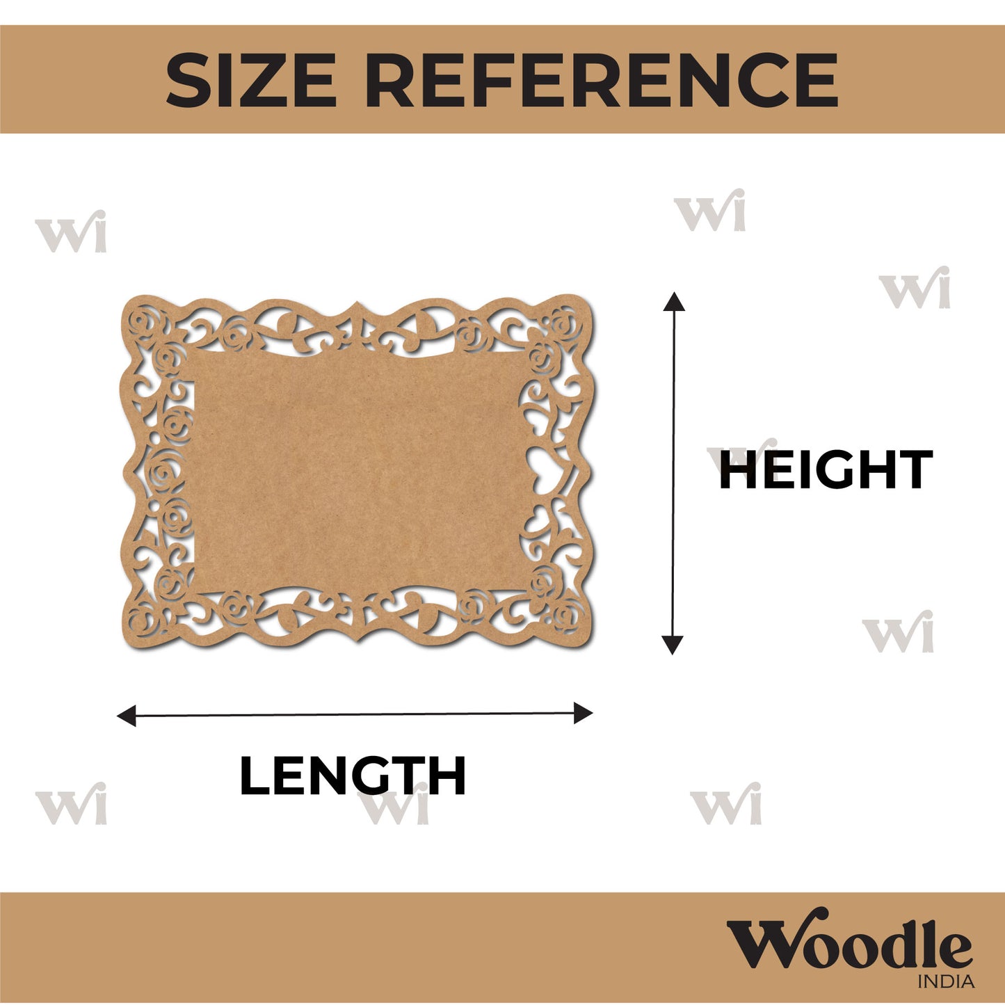 Designer Nameplate Cutout MDF Design 38