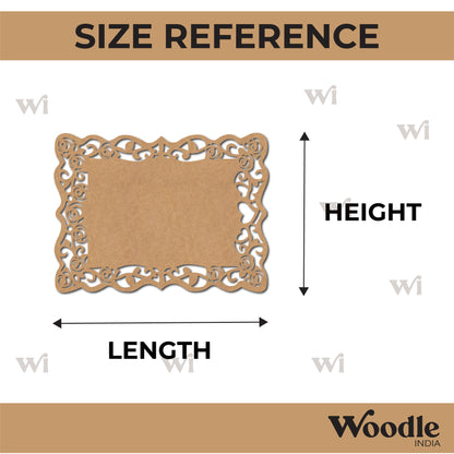 Designer Nameplate Cutout MDF Design 38