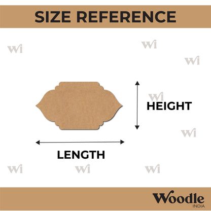Designer Nameplate Cutout MDF Design 39