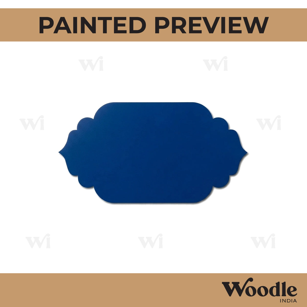 Designer Nameplate Cutout MDF Design 42