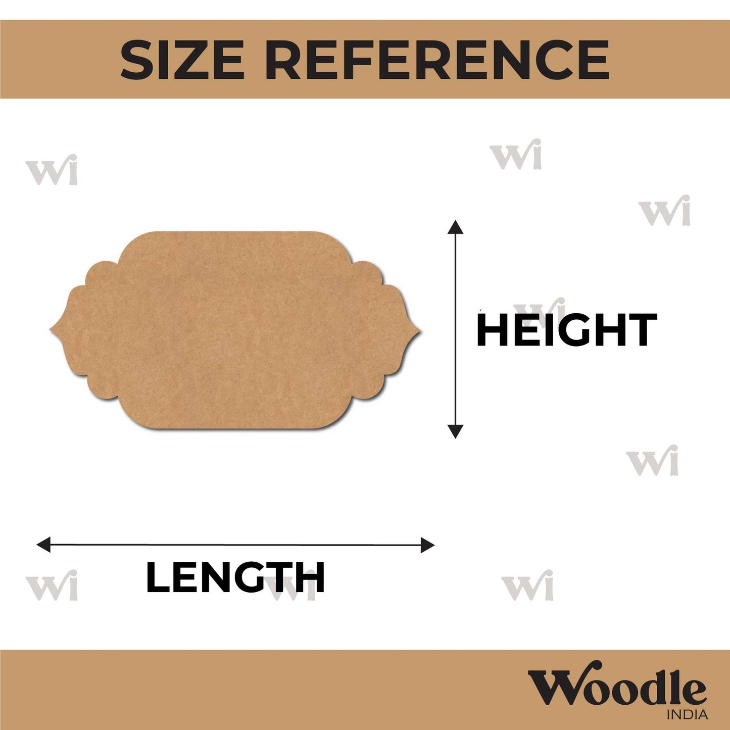 Designer Nameplate Cutout MDF Design 42